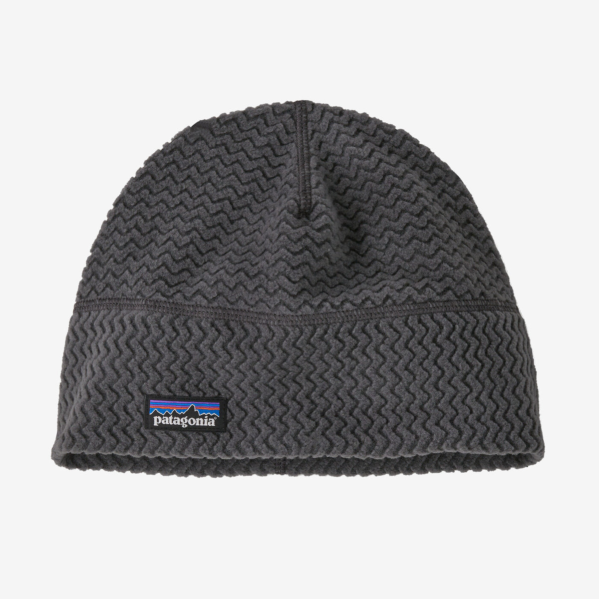 Patagonia Recycled Wool Blend Sapka Beanie SIphon Stripe Light Grey Patagonia Fisherman main image 2