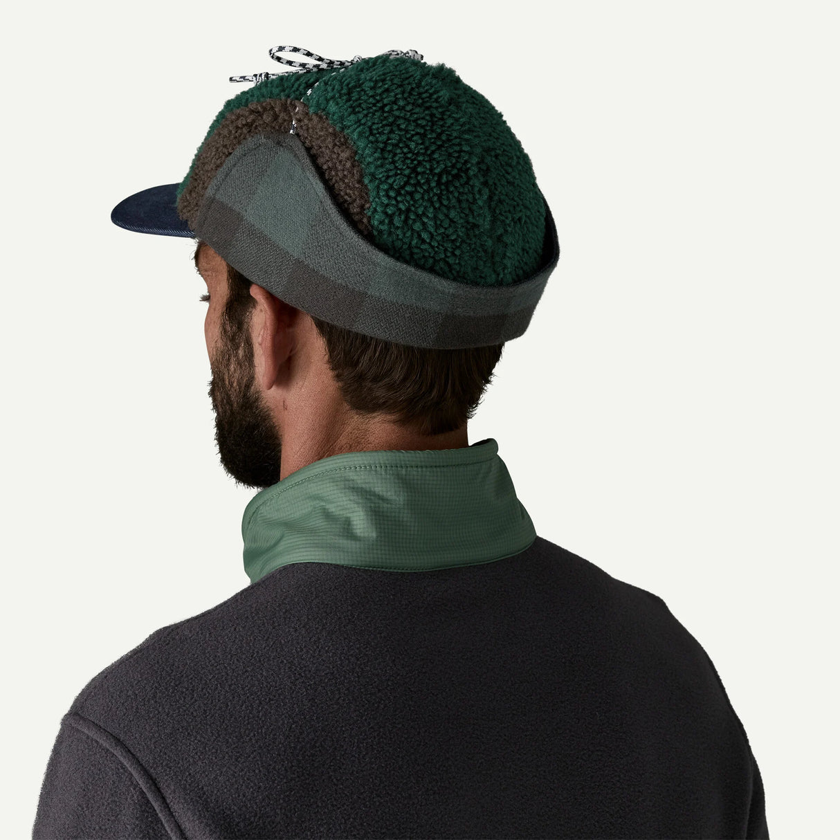 Patagonia Range Earflap Cap: Cascade Green