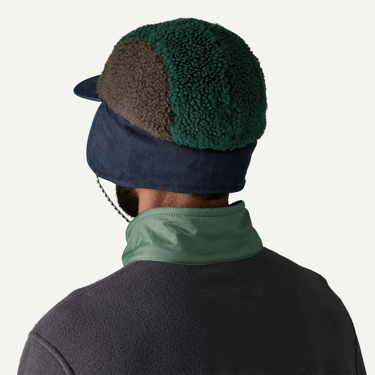 Patagonia Range Earflap Cap: Cascade Green