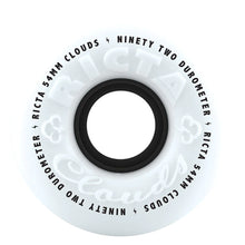 Load image into Gallery viewer, Ricta 54mm Clouds Black 92a Skateboard Wheels
