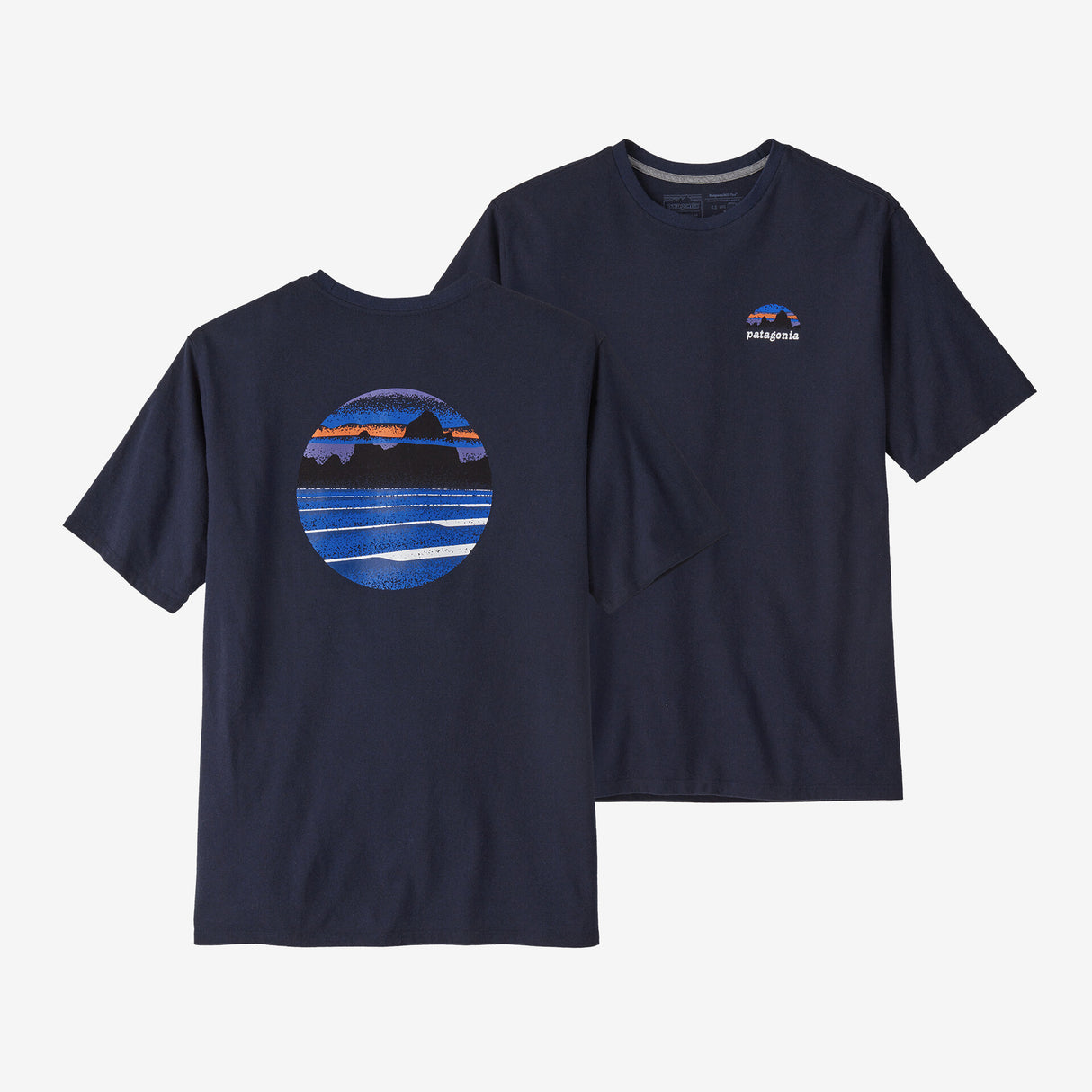 Patagonia Men's Skyline Stencil Responsibili-Tee® - New Navy