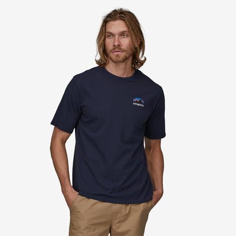 Patagonia Men's Skyline Stencil Responsibili-Tee® - New Navy