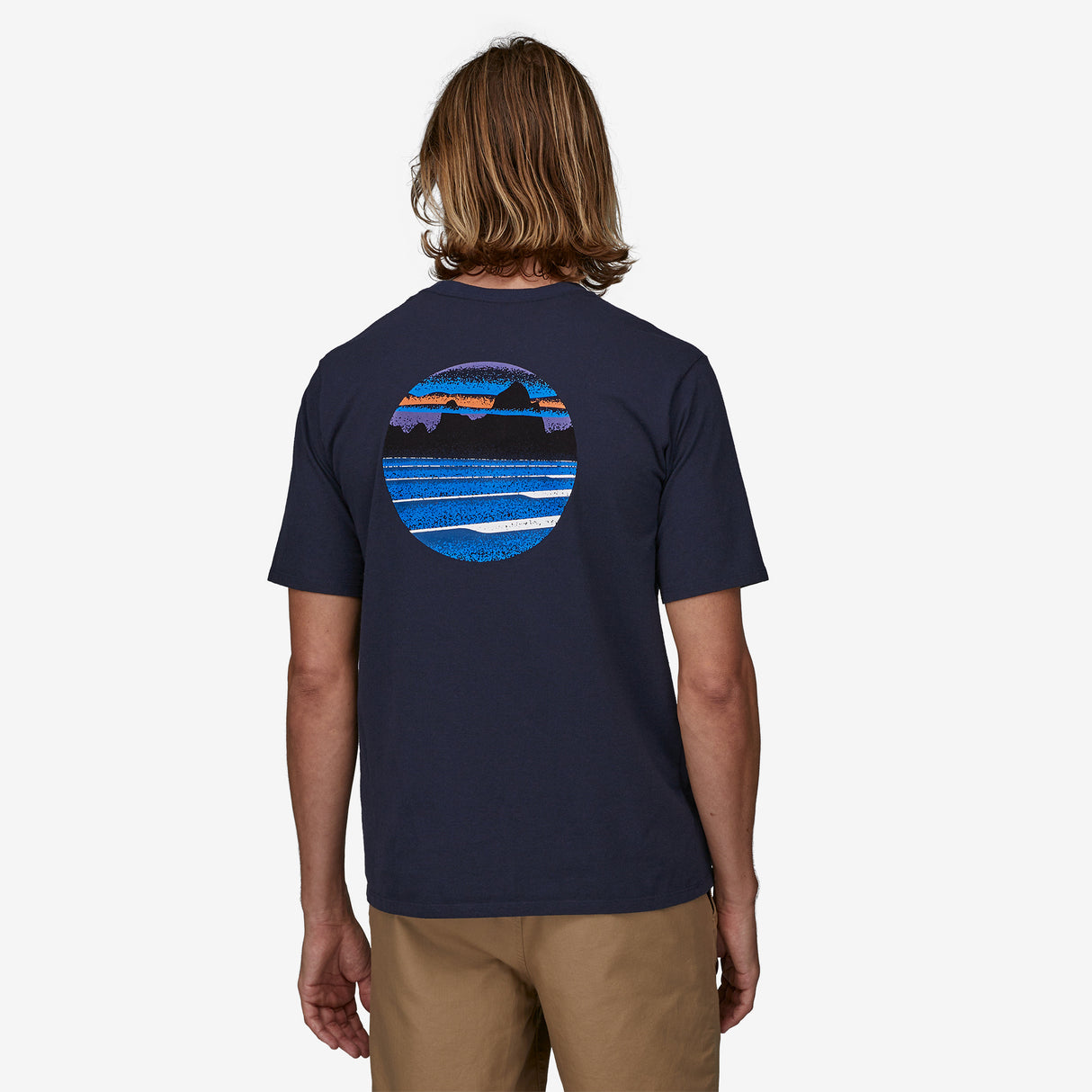 Patagonia Men's Skyline Stencil Responsibili-Tee® - New Navy