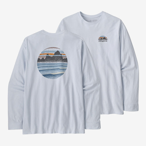 Patagonia Men's Long-Sleeved Skyline Stencil Responsibili-Tee®