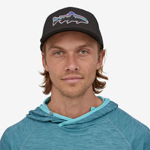 Load image into Gallery viewer, Patagonia Fitz Roy Trout Trucker Hat - Black

