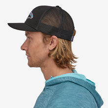 Load image into Gallery viewer, Patagonia Fitz Roy Trout Trucker Hat - Black
