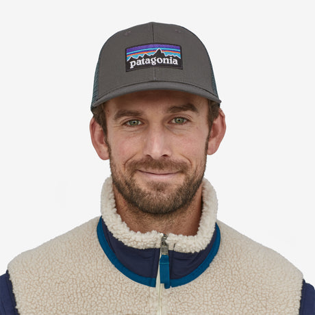 Patagonia P-6 Logo LoPro Trucker Hat - Forge Grey