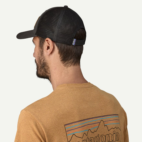 Patagonia Flying Fish LoPro Trucker Hat: Ink Black