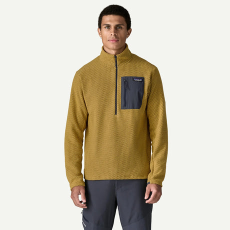 Patagonia  Men's R1® Air Fleece Zip-Neck Lynx Tan