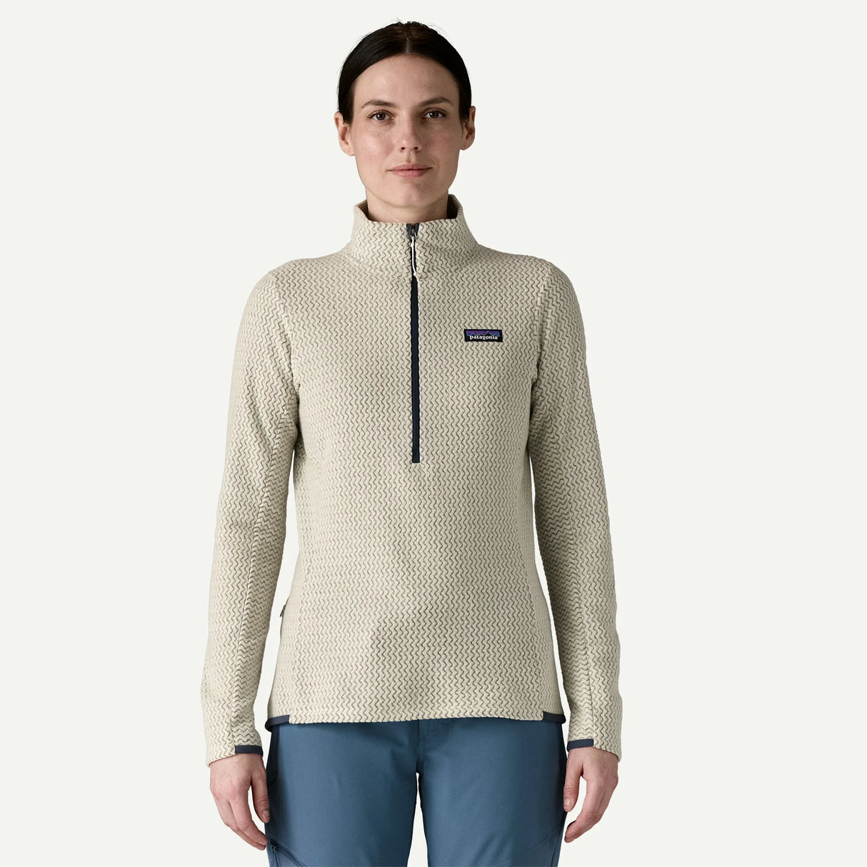 Patagonia Women's R1® Air Fleece Zip-Neck - Wool White