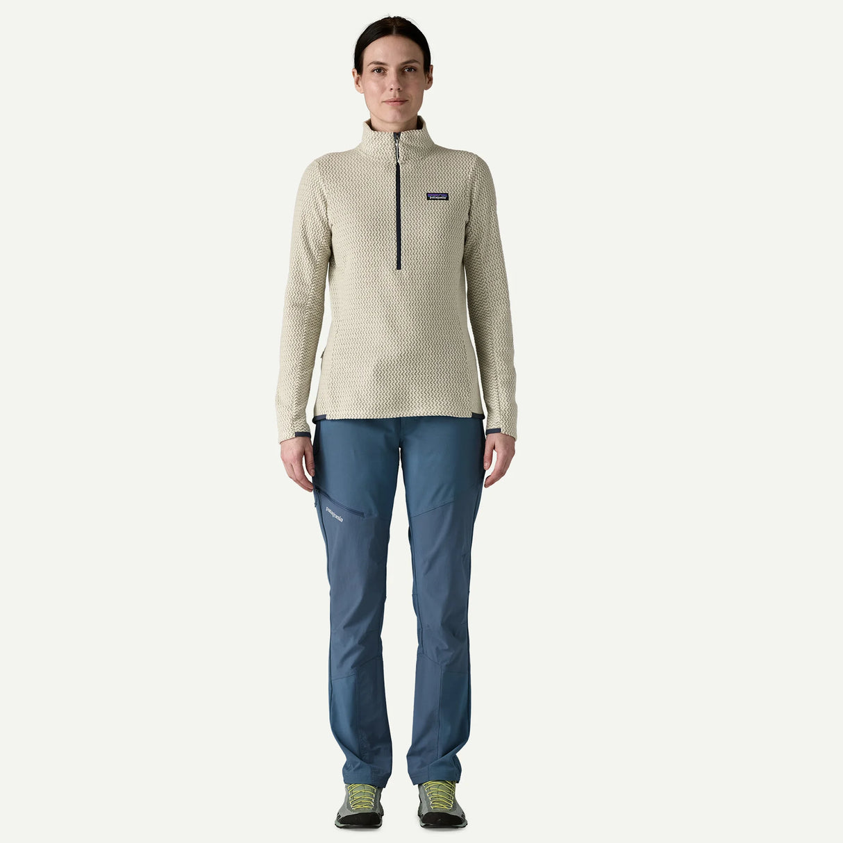Patagonia Women's R1® Air Fleece Zip-Neck - Wool White
