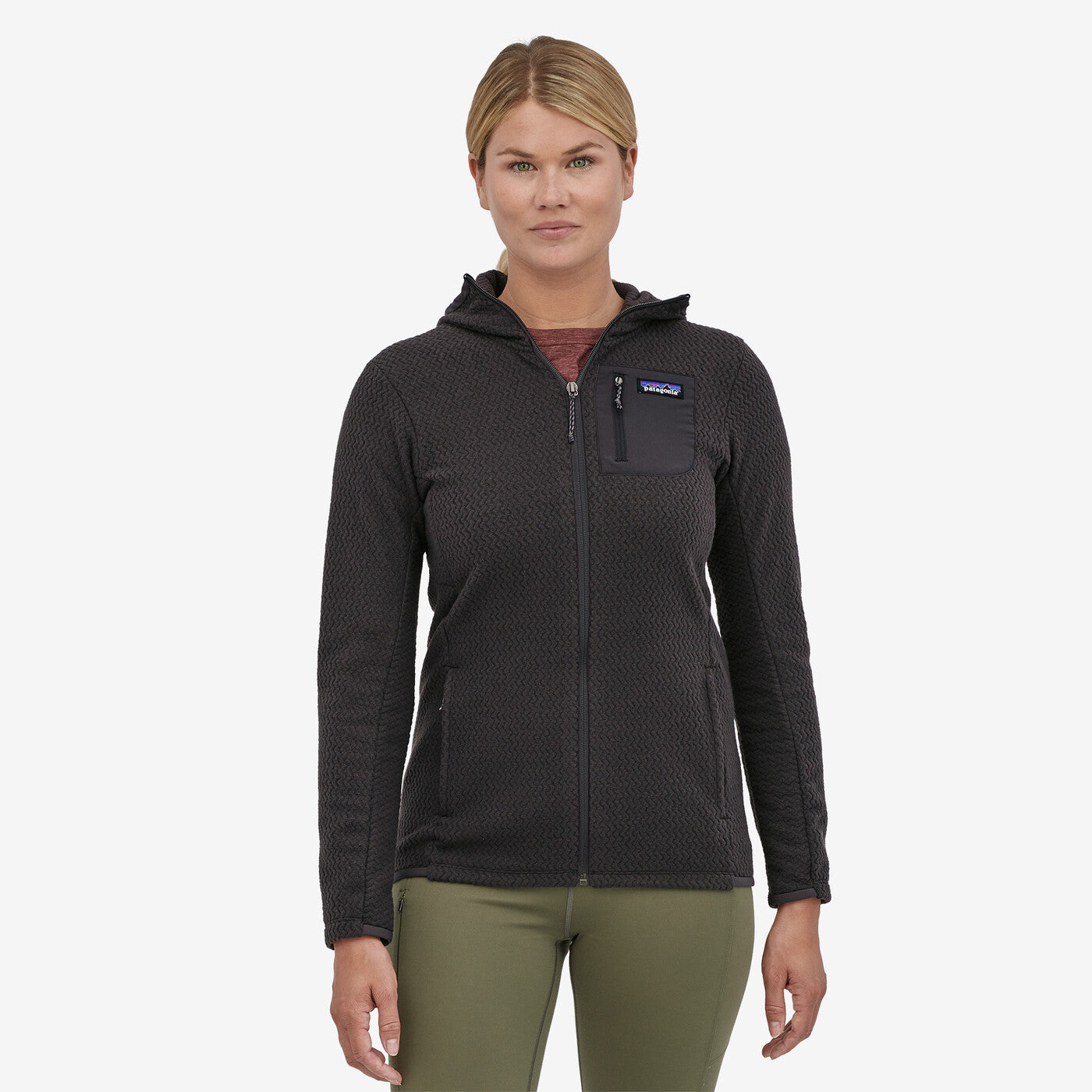 Women's R1® Air Full-Zip Hoody - Black