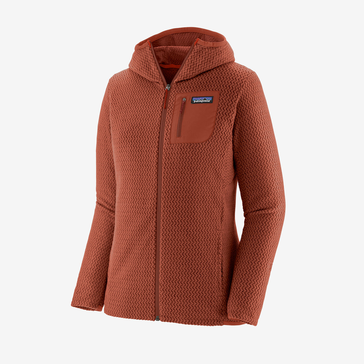 Women's R1® Air Full-Zip Hoody - Burnished Red