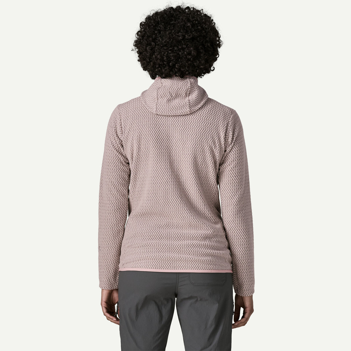 Patagonia W's R1® Air Fleece Full-Zip Hoody - Stingray Mauve