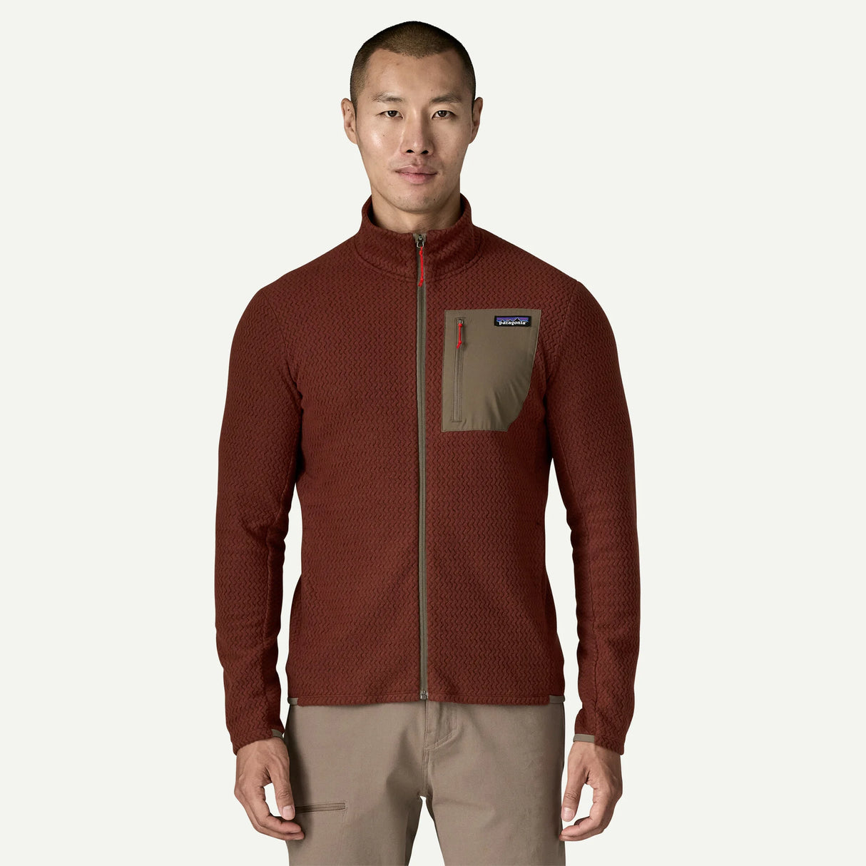 Patagonia Men's R1® Air Fleece Jacket -  Dried Vanilla