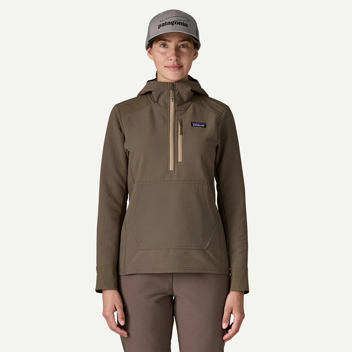 Patagonia Women's R2® CrossStrata Pullover-Marlow Brown
