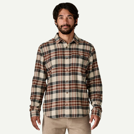 Patagonia Men's Long-Sleeved Lightweight Fjord Flannel Shirt