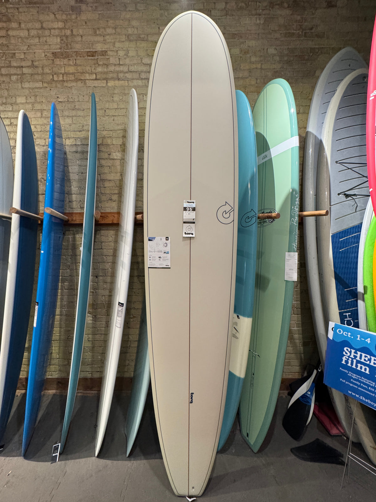 Torq "Long" Surfboard 9'6 Tan