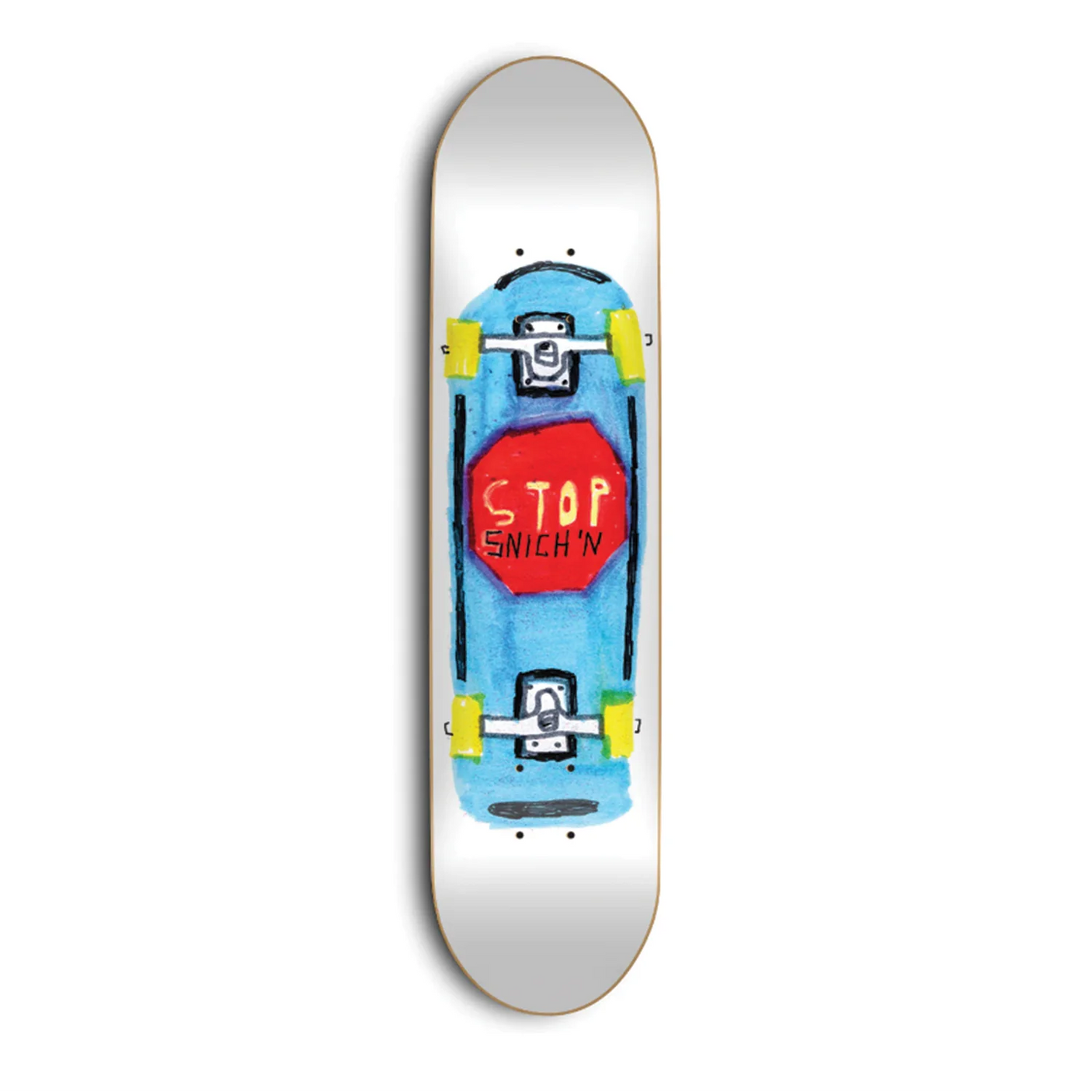 SKATE MENTAL ERIC KOSTON STOP SNITCHING DECK 8.25 EOS Surf Shop