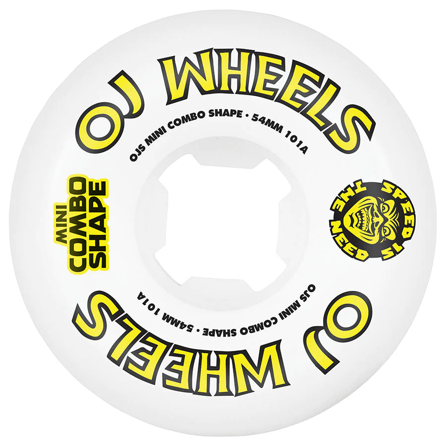 54mm Team Line Original Mini Combo 101a OJ Skateboard Wheels