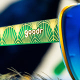 Goodr GLAM G Rhonda's Peacock Palace Dark Blue