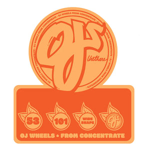 OJ Skateboard Wheels From Concentrate Hardline 101a 53mm