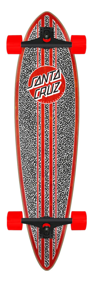 Santa Cruz Amoeba Dot 9.58" x 39.0" Pintail Cruzer Longboard