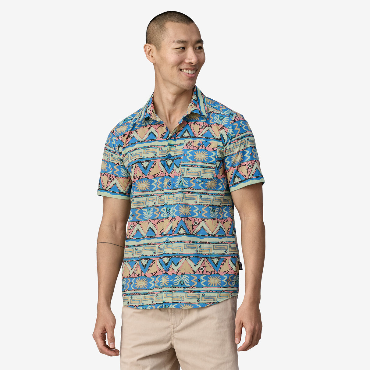 Patagonia Men's Go To Shirt - High Hopes Geo