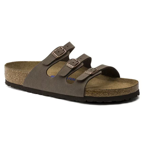 Birkenstock Florida Soft Footbed Birkibuc - Mocha