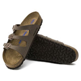 Birkenstock Florida Soft Footbed Birkibuc - Mocha