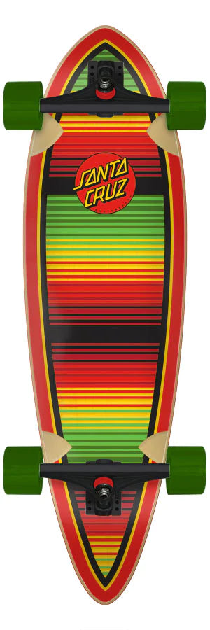 Santa Cruz Serape Dot 9.20" x 33" Pintail Cruzer Longboard