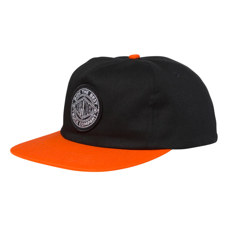 Independent BTG Reflect Snapback Mid Profile Hat Black/Orange OS