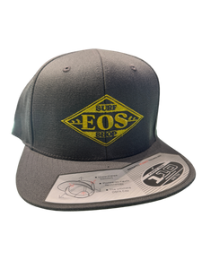 EOS Snap Back Logo Cap - Grey & Gold