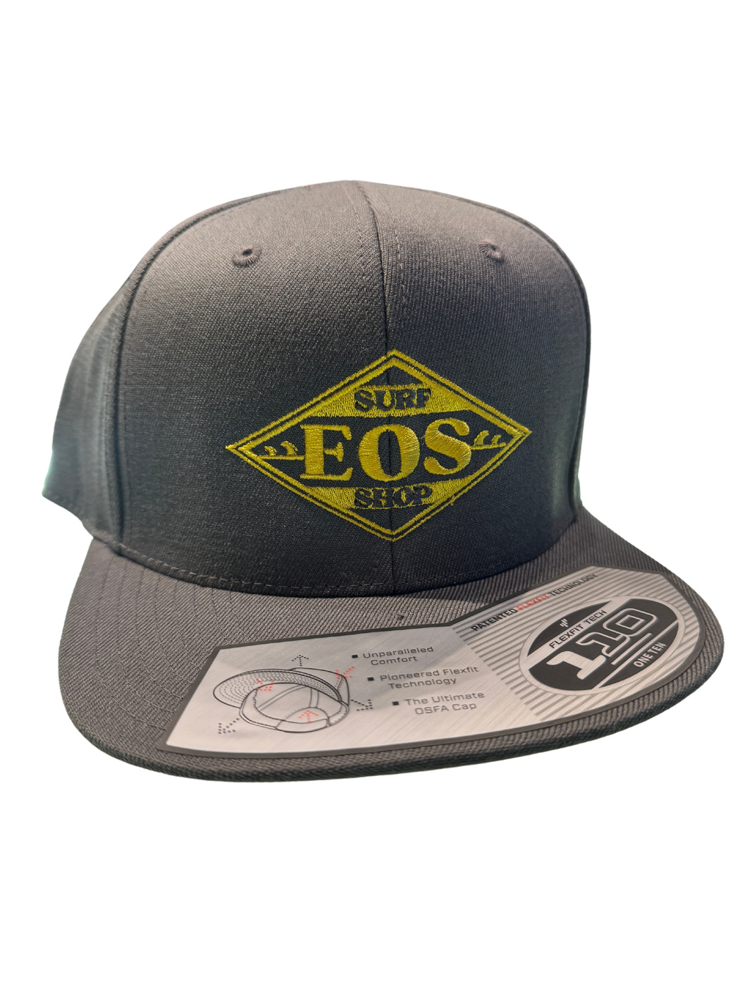 EOS Snap Back Logo Cap - Grey & Gold