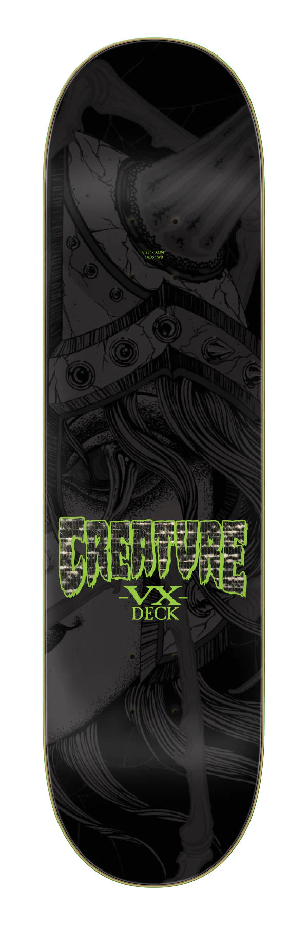 8.25in Baekkel Arachne VX Creature Skateboard Deck