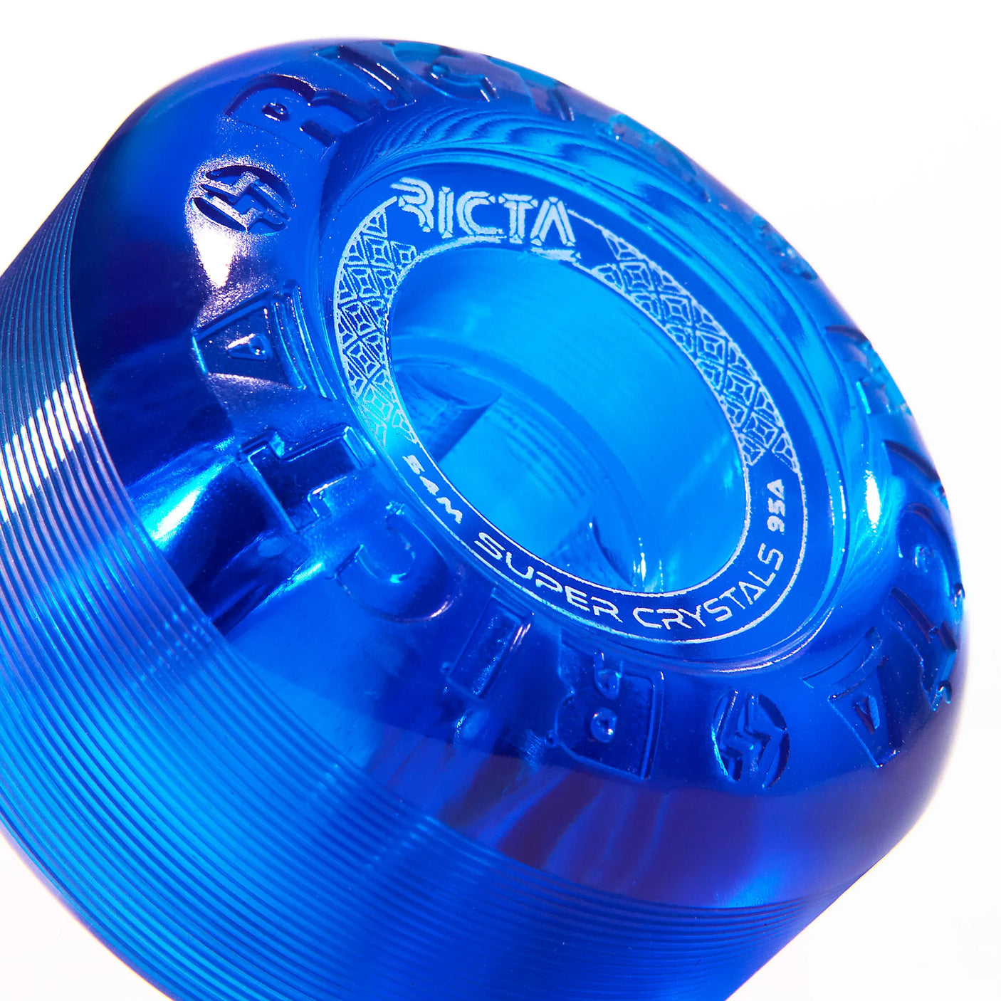 Ricta 54mm Super Crystals Trans Purple Green Blue Red 95a Skateboard Wheels