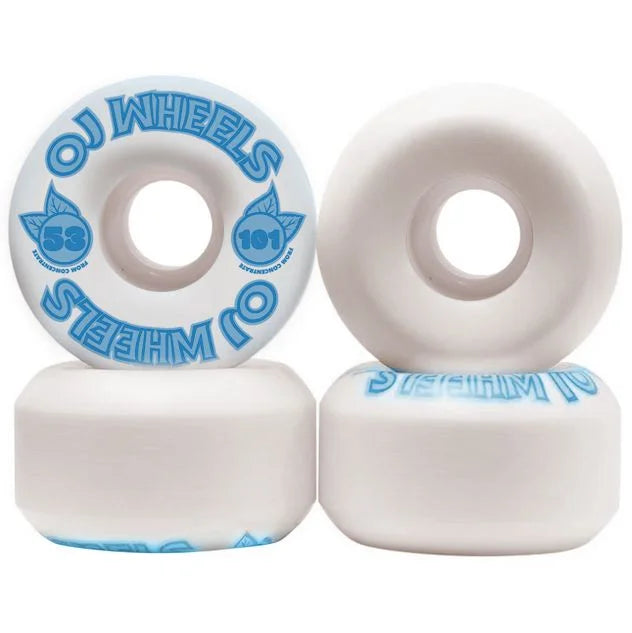 OJ Skateboard Wheels From Concentrate Hardline 101a 53mm