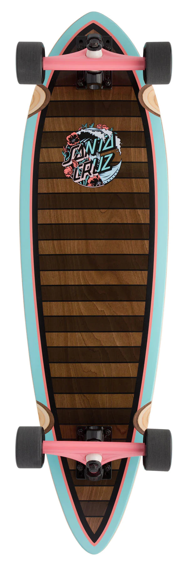 Santa Cruz Wave Dot Splice 9.20" x 33" Pintail Cruzer Longboard