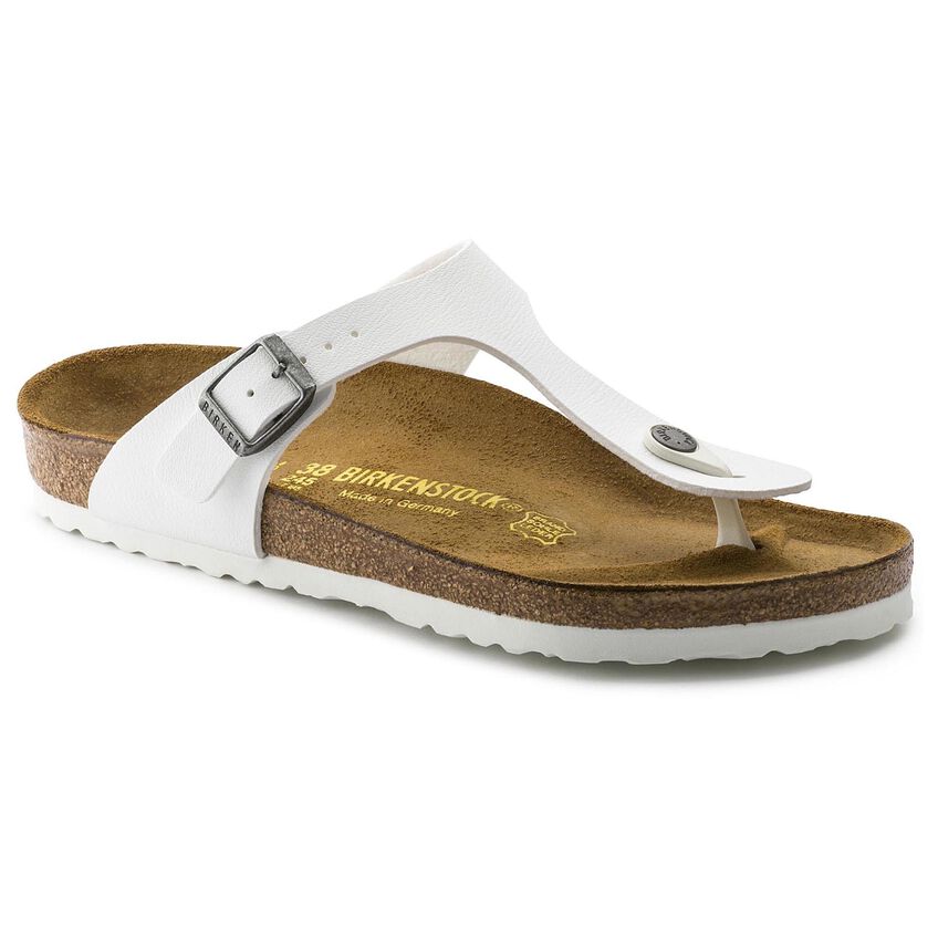 Birkenstock Gizeh Birko-Flor - White