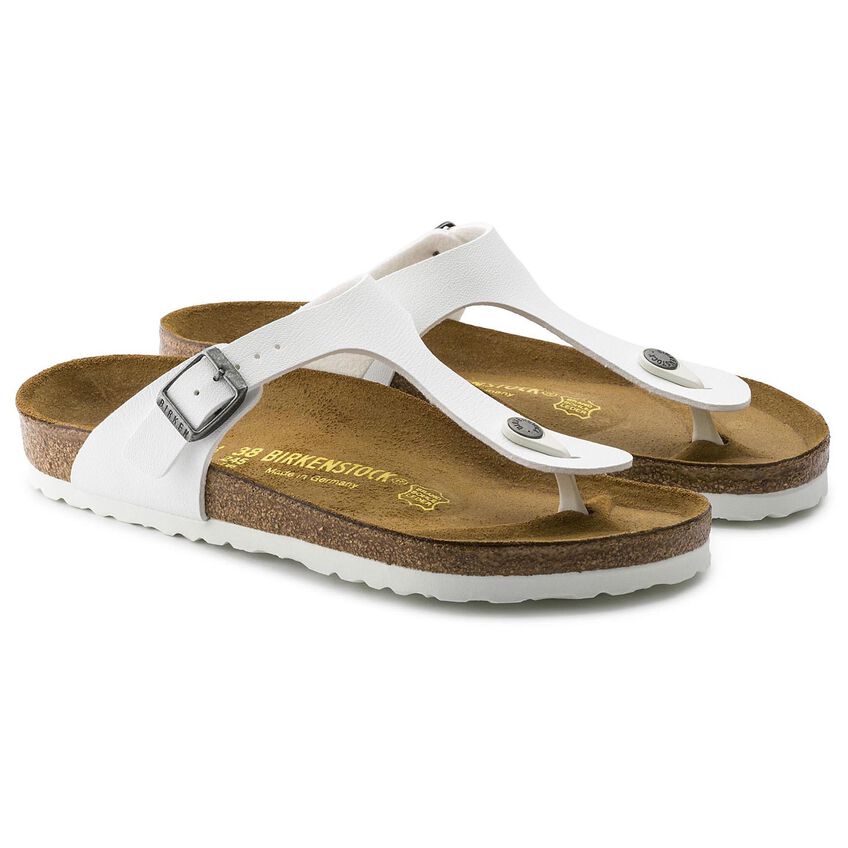 Birkenstock Gizeh Birko-Flor - White