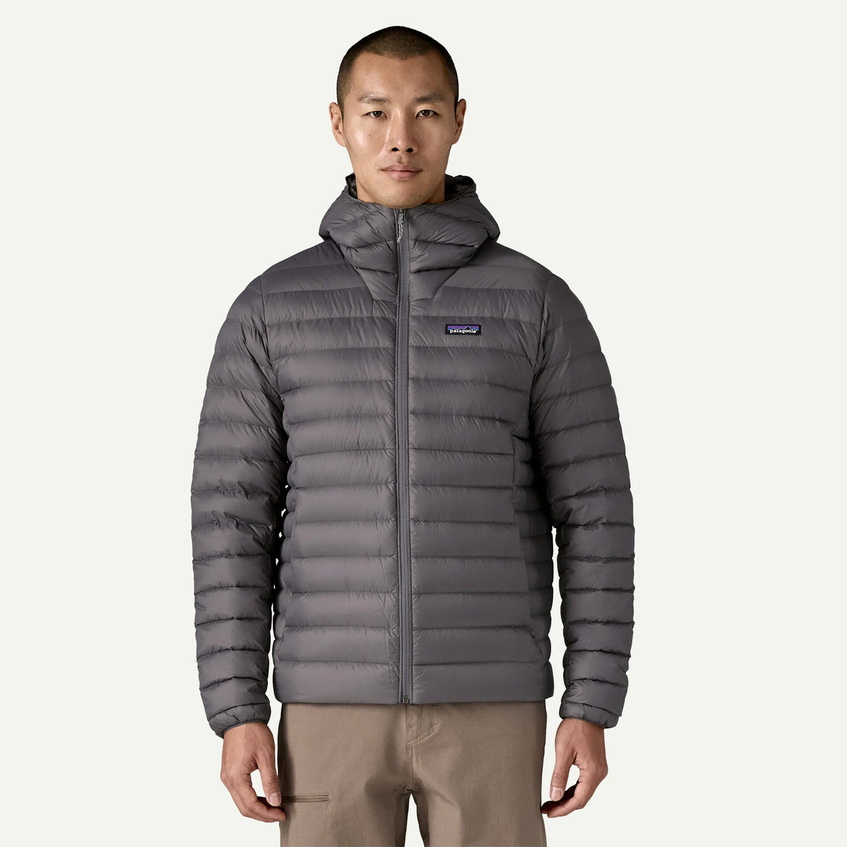 Patagonia Men's Down Sweater™ Hoody -  Forge Grey w/Forge Grey