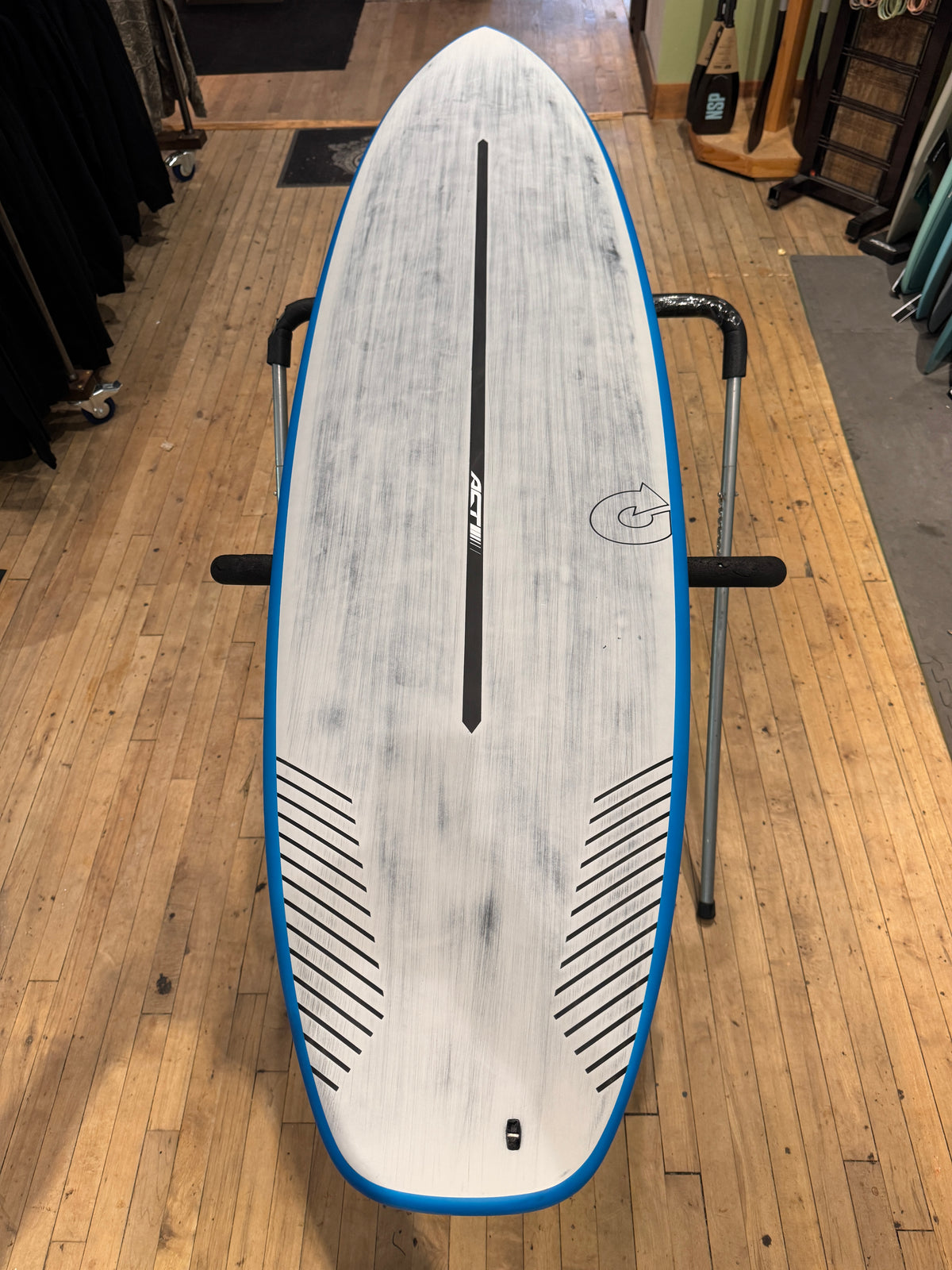 Torq ACT Big Boy 7'6 Brushed with Blue Rails