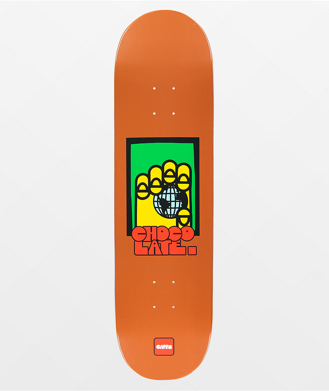 Chocolate Capps Worldwide Deck size 8.0