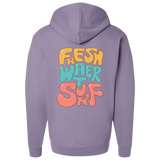 EOS Surf "Fresh Water Surf" Hooded Sweatshirt - Plum
