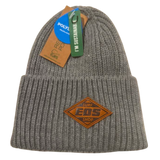 EOS Leather Patch Beanie