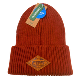 EOS Leather Patch Beanie