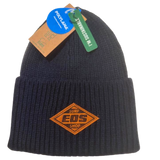 EOS Leather Patch Beanie