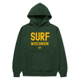 EOS Surf "Surf Wisconsin" Hooded Sweatshirt - Alpine Green