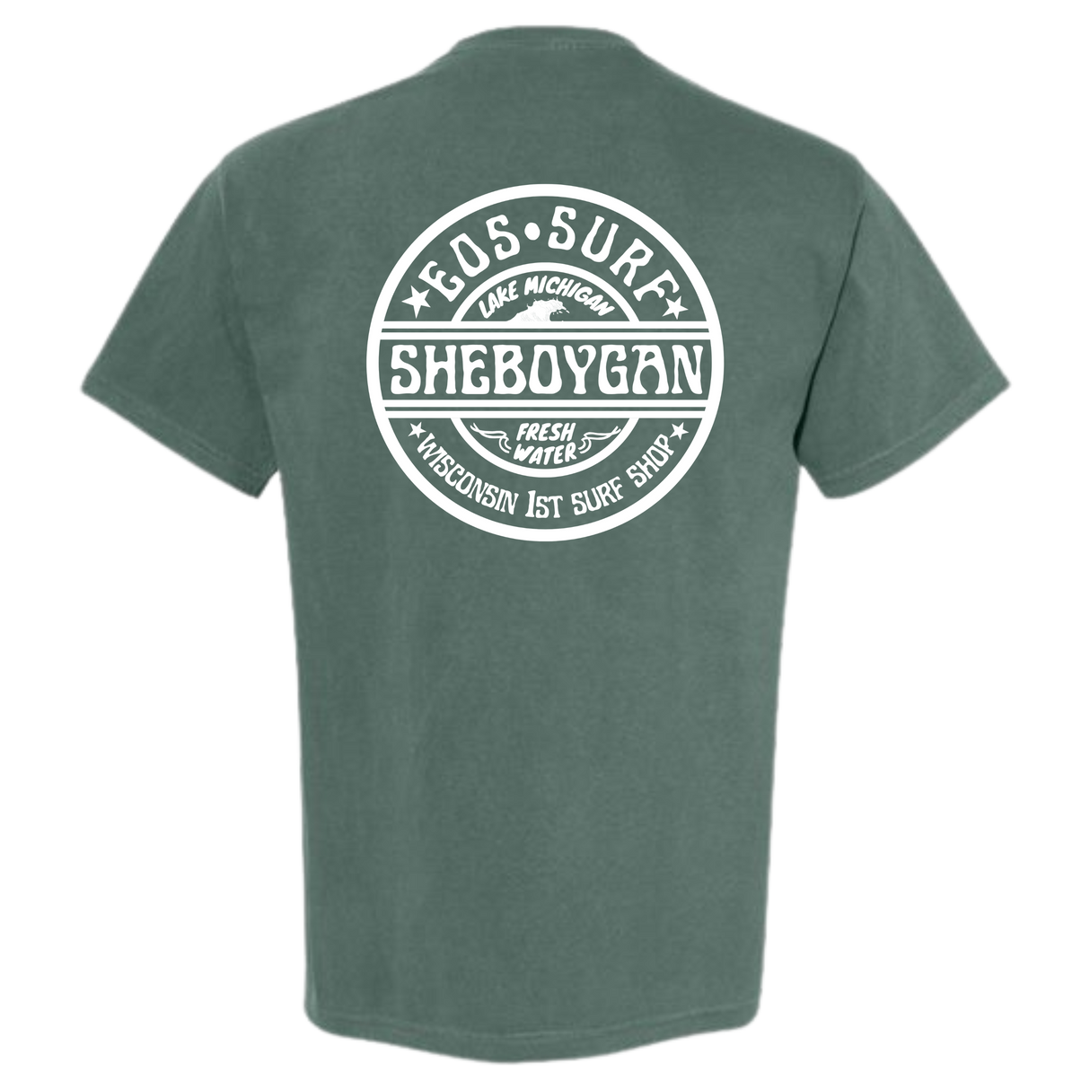 EOS Surf "Zog's" Men's Tee - Blue Spruce