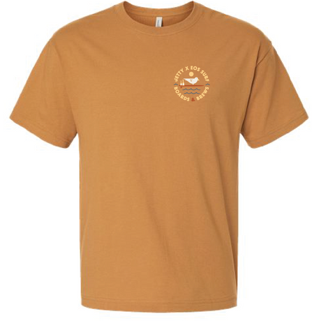 Jetty X EOS Boards & Brews Tee - Caramel